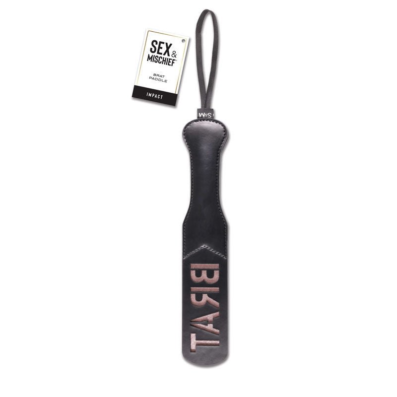 Sex & mischief - brat paddle - Product top view  | Flirtybay.com.au